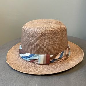 Loro Piana suitcase stripe hat
